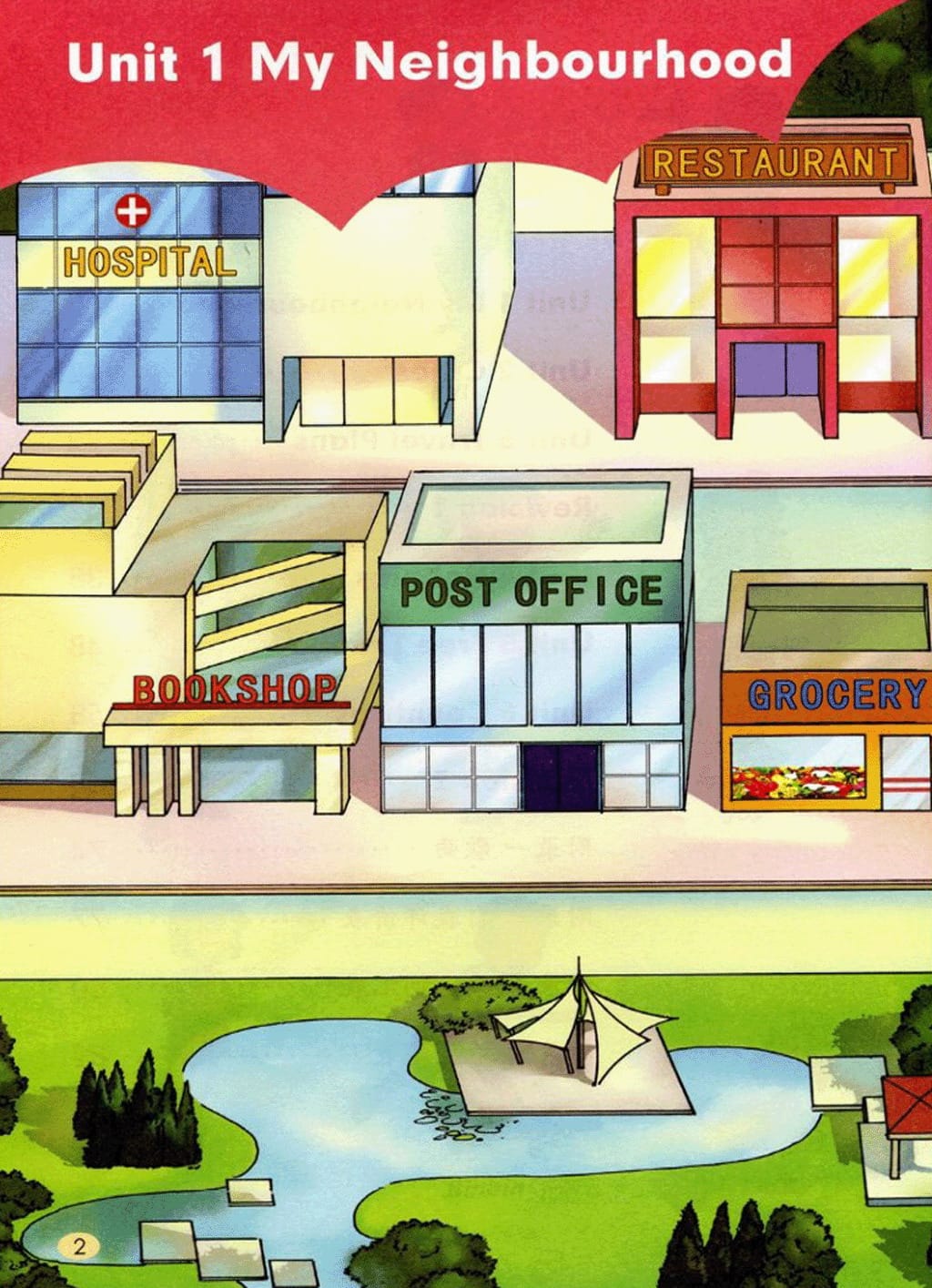 部编版四年级英语下册unit 1 my neighbourhood